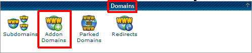 How to find cPanel Add-on Domains